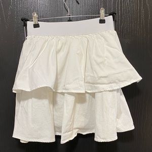 LAURA BYRNES CALIFORNIA TWILL UNDERSKIRT- WHITE